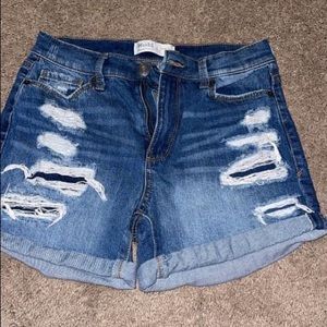 Womens high rise shorts